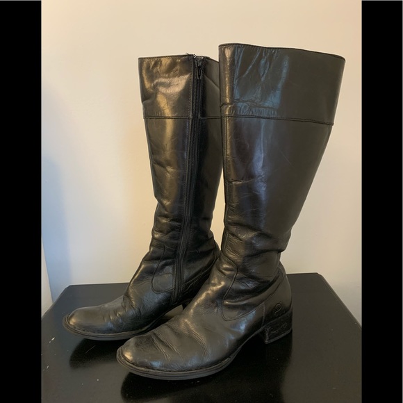Born Shoes - Born Black Riding boot